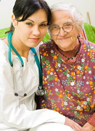 Nurse and Resident Picture